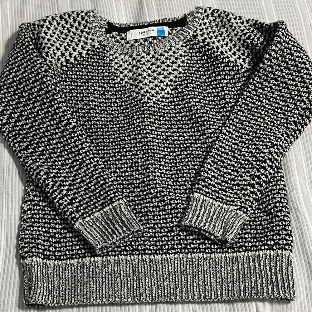 Sparrow Monochrome Knit Sweater